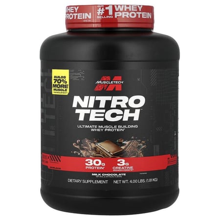 مسل تك نيترو تك واي بروتين - MuscleTech Nitro-Tech Whey Protein