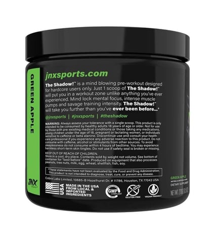 جي أن إكس سبورت - ذا شادو! ما قبل التمرين (270 جم) JNX Sports - The Shadow! Pre-Workout