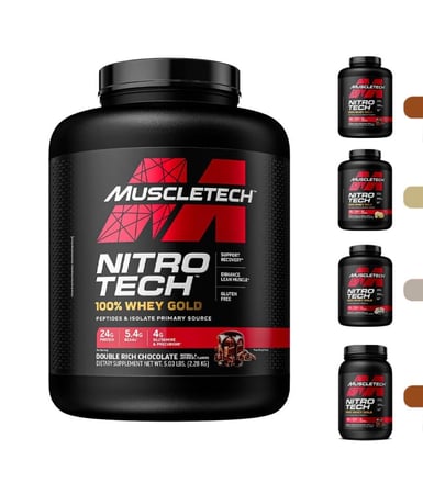 مسل تك نيترو تك 100% واي جولد بروتين - Muscletech Nitro-Tech 100% Whey Gold Protein