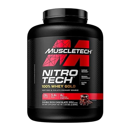 مسل تك نيترو تك 100% واي جولد بروتين - Muscletech Nitro-Tech 100% Whey Gold Protein