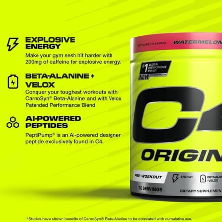 سيليكور سي 4 اوريجنال قبل التمرين - Cellucor C4 Original Pre Workout