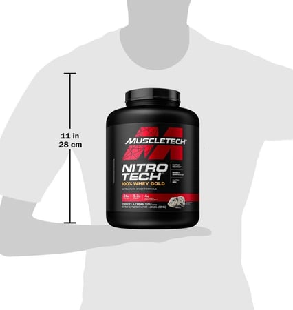 مسل تك نيترو تك 100% واي جولد بروتين - Muscletech Nitro-Tech 100% Whey Gold Protein