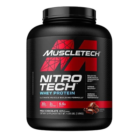 مسل تك نيترو تك واي بروتين - MuscleTech Nitro-Tech Whey Protein