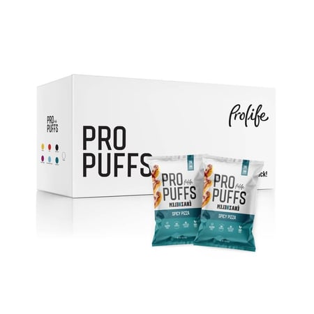 برو لايف بفس بروتين Pro Life Puffs كرات القرمشة الهوائية.. لذة خفيفة ببروتين عالي