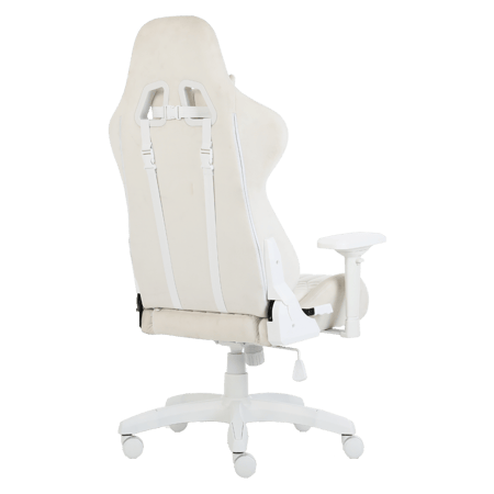 كرسي قيمنق مخمل ابيض - Sparktech Gaming Chair Glide