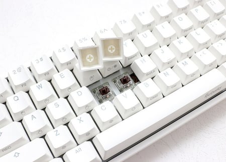 Ducky One 2 Mini White Gaming Keyboard - Speed Switches