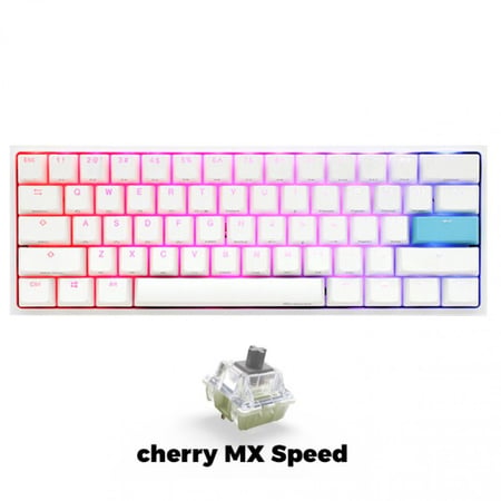 Ducky One 2 Mini White Gaming Keyboard - Speed Switches