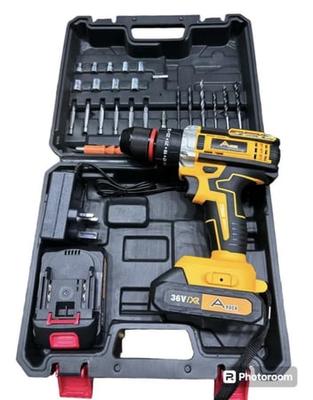 دريل شحن 36فولت راس بلاستيك
