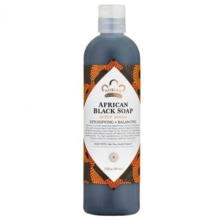 غسول الجسم بالصابونة الأفريقية السوداء من نوبيان هيريتاج 384مل