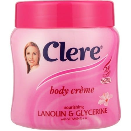 كريم الجسم بالانولين و الجيلسرين من كلير – 500مل