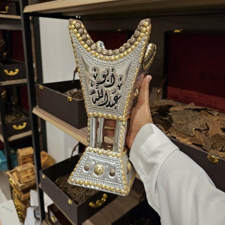 مبخرة حايلية كبير جدا بمسمار زيتي - منهل الطيب