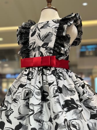 فستان Black flowers