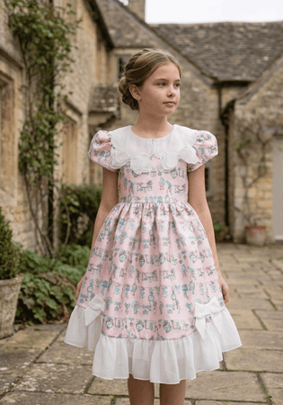 Alice land Pink dress فستان اليس لاند وردي