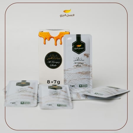 بوكس كرت عسل سدر التميز ( 8 حبه *7 جرام )