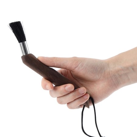 فرشاة تنظيف الطاحونة والبار - مقبض خشبي