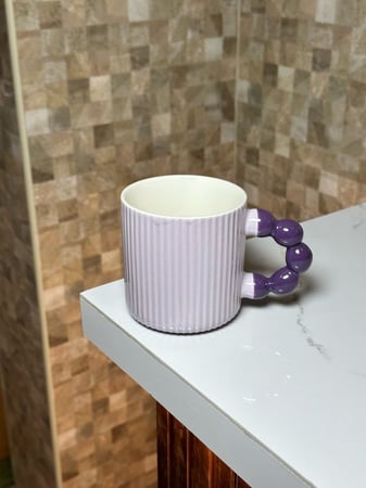 كوب سيرامك مميز - بنفسجي