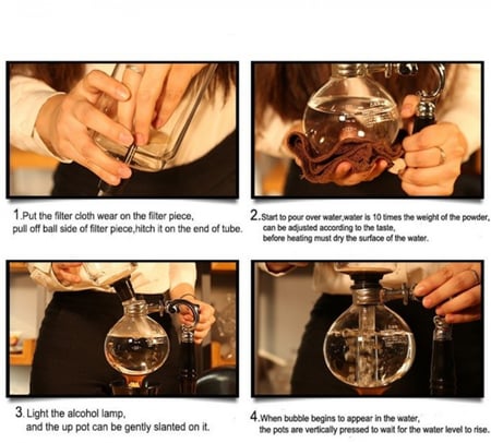 الة تحضير القهوة و الشاي سايفون - ( 360ml ) | Coffee Maker Siphon