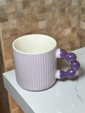 كوب سيرامك مميز - بنفسجي