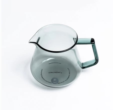 سيرفر تحضير زجاجي من تايمور اسود  بسعة 600مل |  Timemore Server V60 600ml