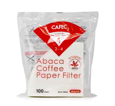 Filiter paper CAFEC | كافيك فلاتر يابانيه 100 حبه لقمع v60 01
