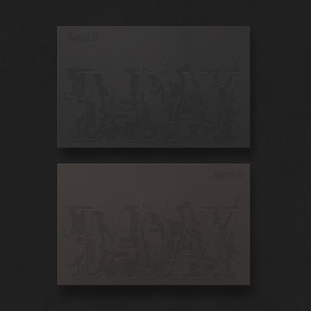 Agust D (BTS SUGA) - D-DAY (CD album/random)