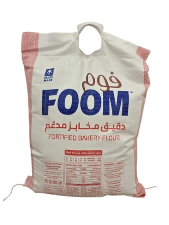 فوم Foom طحين ابيض دقيق مخابز مدعم 10 كيلو