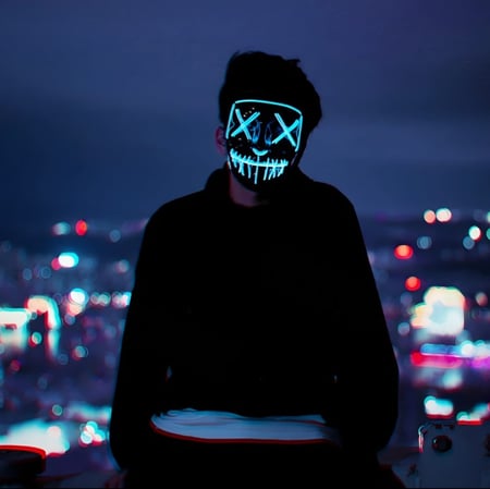 قناع مضيئ  LED Mask