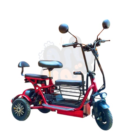 سكوتر كهربائي 3 عجلات و 3 مقاعد 800W