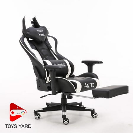 كرسي العاب قيمنق أبيض