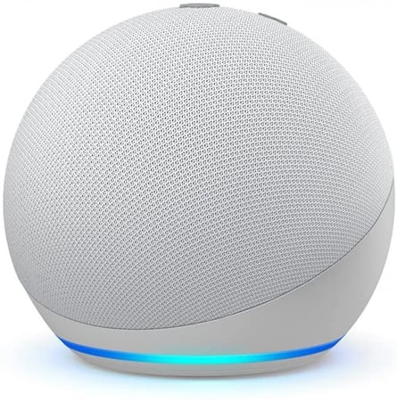 اليكسا ايكو دوت الجيل الخامس - أبيض - Alexa Echo Dot 5th Gen