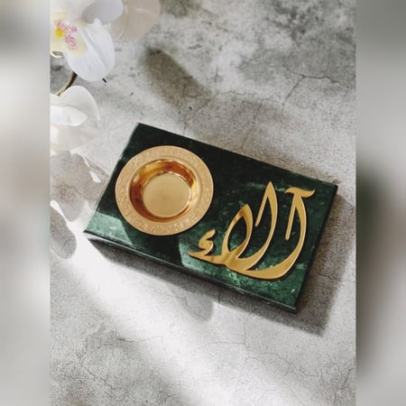 مبخرة رخام اخضر