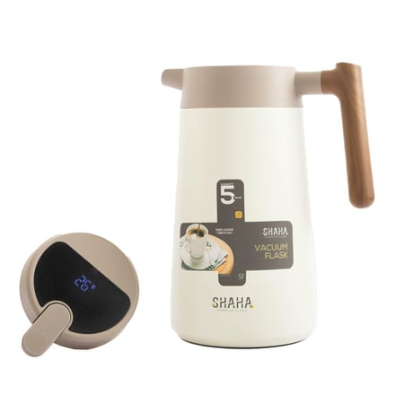 شاها ترمس ستانلس ستيل ذكي، سعة 1.7 لتر, متعدد الالوان