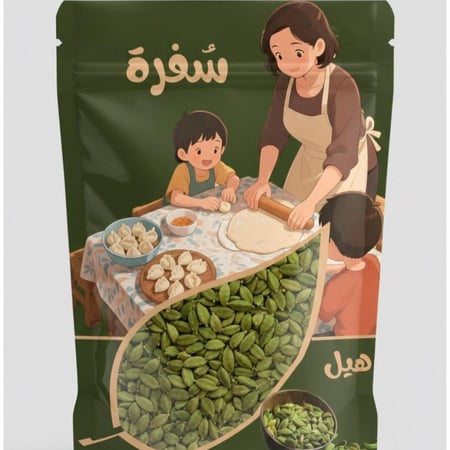 هيل فاخر 8 مل _ درجة أولى _ 250 جرام