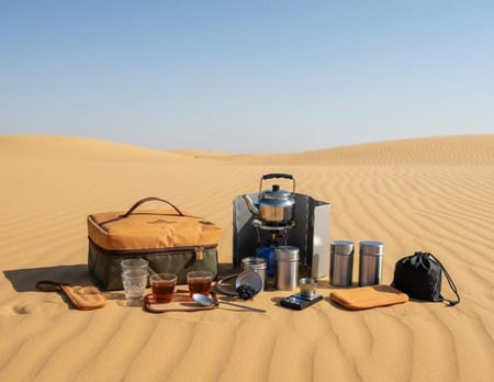 طقم عزبة شاهي للرحلات