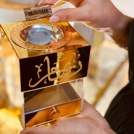 مباخر باسم ذهبيه