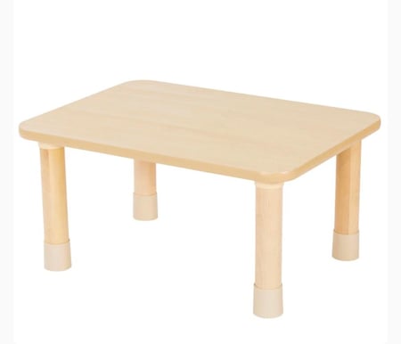 أثاث الحضانات - طاولة مستطيلة 80*60 سم