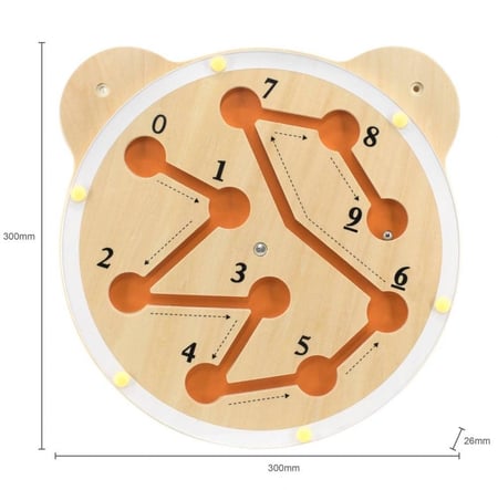 لعبة جدارية دائرية - تدرحج الكرة