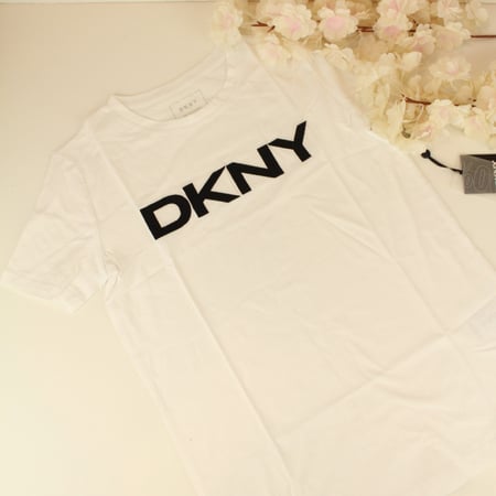 تيشيرت دكني ابيض لوقو