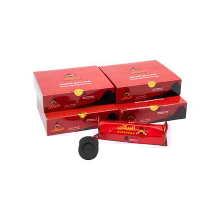 فحم بخور سريع الاشتعال كبير