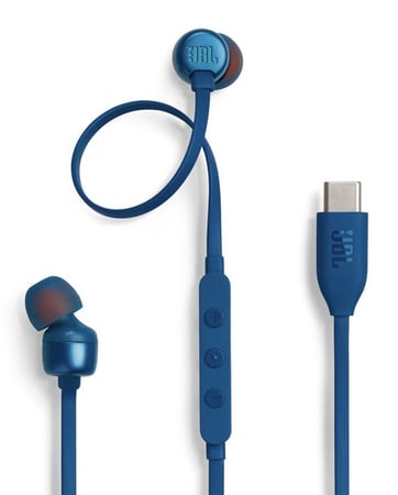 استمتع بصوت نقي وجودة عالية مع سماعة سلكية JBL 310C بتقنية تايب سي