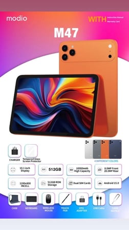 تابلت موديو M47 شبيه 17 برو ماكس