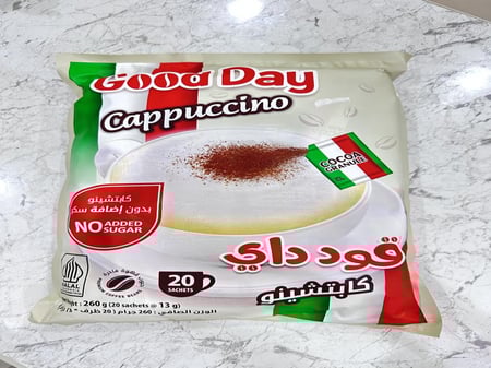 كابتشينو قود دي بدون سكر 1*20