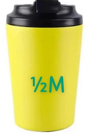 كوب هاف مليون اصفر