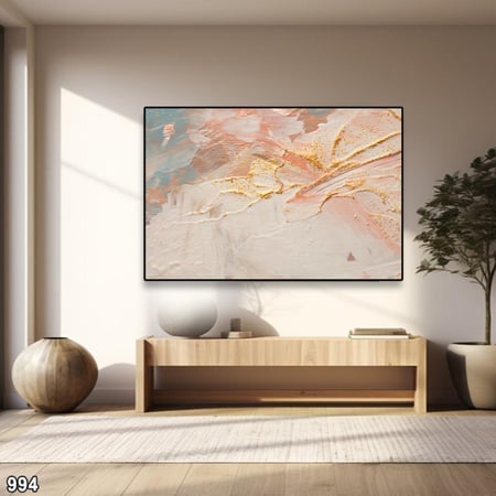 لوحة كانفس رسم تجريدي