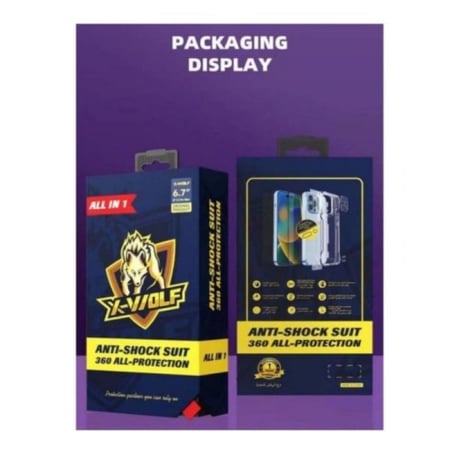 بكج حماية متكامل لجوال ايفون 14 بلس