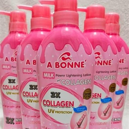 A BONNE' Milk Power Lightening Lotion with Collagen لوشن تفتيح البشرة ميلك باور