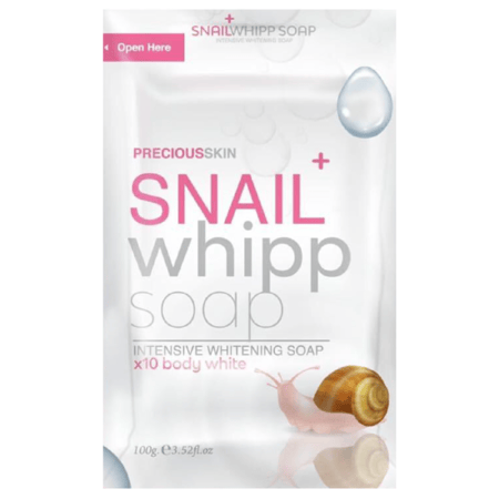 سنيل صابون للتبييض المكثف x10 لتبييض الجسم Snail Whipp