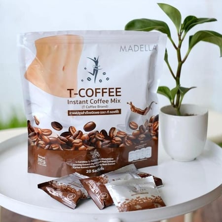 قهوة تي - كوفي سريعة التحضير 20 كيسًا T-COFFEE Instant Coffee Mix 20 Sachets