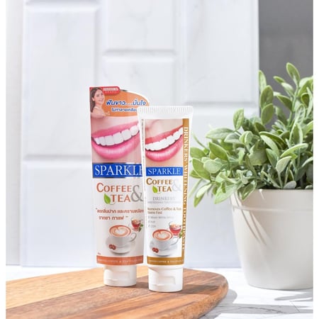 معجون أسنان سباركل لشاربي القهوة والشاي  Sparkle Coffee Tea