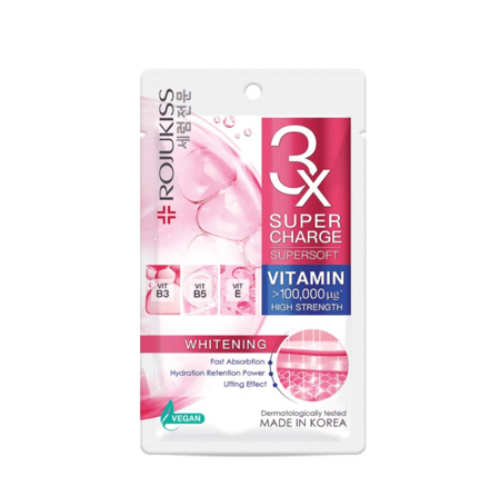 روجوكيس قناع التبييض الفائق النعومة سوبر تشارج سوبر سوفت  Rojukiss Whitening Mask